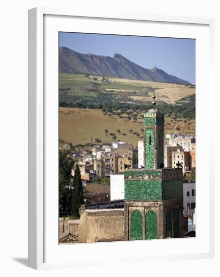 View across the Old Medina of Fes, Morocco-Julian Love-Framed Photographic Print