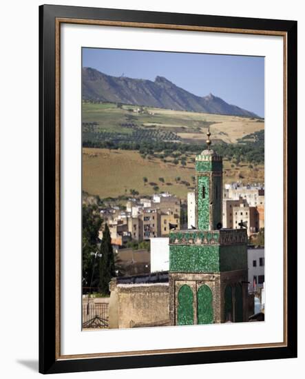 View across the Old Medina of Fes, Morocco-Julian Love-Framed Photographic Print