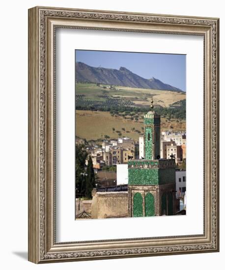 View across the Old Medina of Fes, Morocco-Julian Love-Framed Photographic Print