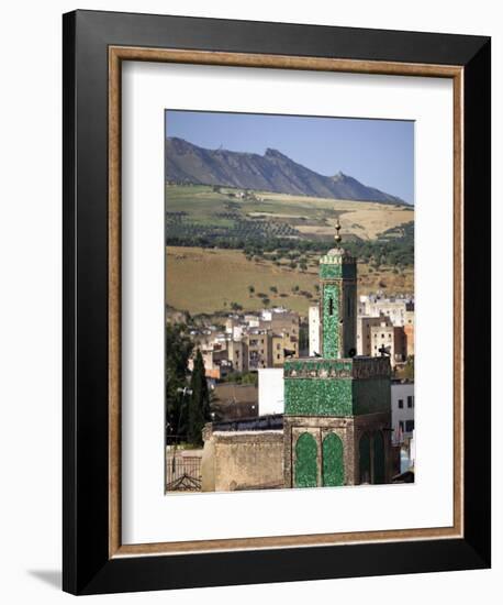 View across the Old Medina of Fes, Morocco-Julian Love-Framed Photographic Print