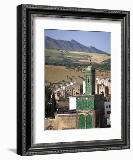 View across the Old Medina of Fes, Morocco-Julian Love-Framed Photographic Print