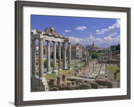 View Across the Roman Forum, Rome, Lazio, Italy, Europe-John Miller-Framed Photographic Print