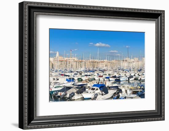 View across the Vieux Port-Nico Tondini-Framed Photographic Print