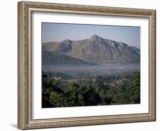 View Across the Zomba Plateau, Malawi, Africa-David Poole-Framed Photographic Print