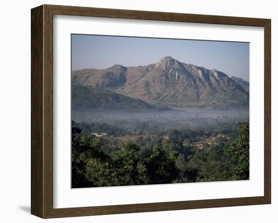 View Across the Zomba Plateau, Malawi, Africa-David Poole-Framed Photographic Print