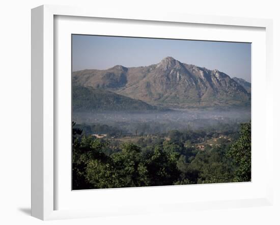 View Across the Zomba Plateau, Malawi, Africa-David Poole-Framed Photographic Print