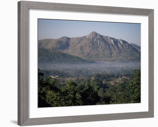 View Across the Zomba Plateau, Malawi, Africa-David Poole-Framed Photographic Print