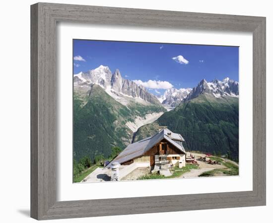 View Across Valley to the Mer De Glace and Mountains, La Flegere, Chamonix, French Alps, France-Ruth Tomlinson-Framed Photographic Print