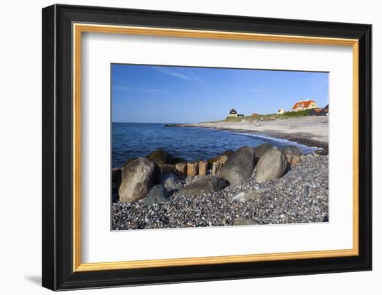 View Along Beach, Gammel Skagen, Jutland, Denmark, Scandinavia, Europe-Stuart Black-Framed Photographic Print