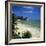 View Along Beach to the Medina from the Sindbad Hotel, Hammamet, Cap Bon, Tunisia, North Africa, Af-Stuart Black-Framed Photographic Print