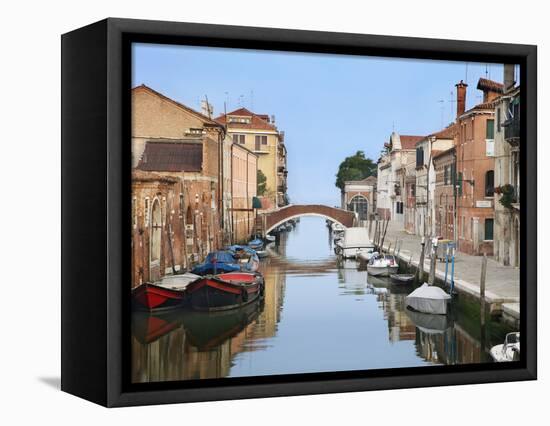 View Along City Canals, Venice, Italy-Dennis Flaherty-Framed Premier Image Canvas