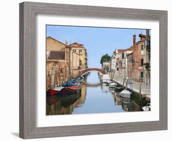 View Along City Canals, Venice, Italy-Dennis Flaherty-Framed Photographic Print