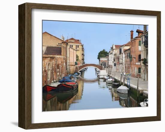 View Along City Canals, Venice, Italy-Dennis Flaherty-Framed Photographic Print