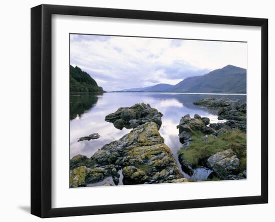 View Along Loch Linnhe Towards Corran, Near Fort William, Highland Region, Scotland-Lee Frost-Framed Photographic Print