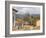 View Along Old Street Against Backdrop of Cloud-Covered Hills After Heavy Rainfall, Trinidad, Cuba-Lee Frost-Framed Photographic Print