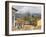 View Along Old Street Against Backdrop of Cloud-Covered Hills After Heavy Rainfall, Trinidad, Cuba-Lee Frost-Framed Photographic Print