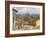 View Along Old Street Against Backdrop of Cloud-Covered Hills After Heavy Rainfall, Trinidad, Cuba-Lee Frost-Framed Photographic Print