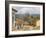 View Along Old Street Against Backdrop of Cloud-Covered Hills After Heavy Rainfall, Trinidad, Cuba-Lee Frost-Framed Photographic Print