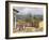 View Along Old Street Against Backdrop of Cloud-Covered Hills After Heavy Rainfall, Trinidad, Cuba-Lee Frost-Framed Photographic Print