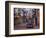 View Along Quiet Street at Dawn Showing Old American Car and Street Lights Still On, Havana, Cuba-Lee Frost-Framed Photographic Print