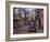 View Along Quiet Street at Dawn Showing Old American Car and Street Lights Still On, Havana, Cuba-Lee Frost-Framed Photographic Print