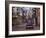 View Along Quiet Street at Dawn Showing Old American Car and Street Lights Still On, Havana, Cuba-Lee Frost-Framed Photographic Print