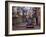 View Along Quiet Street at Dawn Showing Old American Car and Street Lights Still On, Havana, Cuba-Lee Frost-Framed Photographic Print