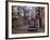 View Along Quiet Street at Dawn Showing Old American Car and Street Lights Still On, Havana, Cuba-Lee Frost-Framed Photographic Print