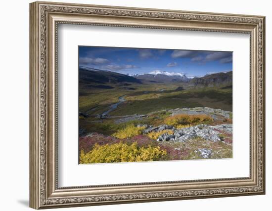 View Along Rapadalen Valley, Sarek National Park, Laponia World Heritage Site, Lapland, Sweden-Cairns-Framed Photographic Print