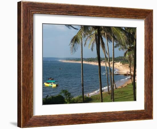 View Along Sinquerim Beach, Fort Aguada, Goa, India, Asia-Stuart Black-Framed Photographic Print