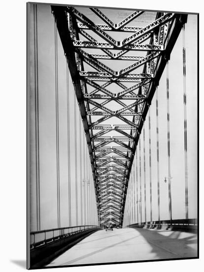 View Along the Bayonne Bridge-Margaret Bourke-White-Mounted Photographic Print