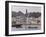 View Along the Corniche, Latticed Houses and Mutrah Mosque, Mutrah, Muscat, Oman, Middle East-Gavin Hellier-Framed Photographic Print