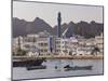 View Along the Corniche, Latticed Houses and Mutrah Mosque, Mutrah, Muscat, Oman, Middle East-Gavin Hellier-Mounted Photographic Print