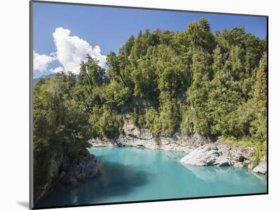 View along the Hokitika River, Hokitika Gorge, Kowhitirangi, near Hokitika, Westland district, West-Ruth Tomlinson-Mounted Photographic Print