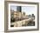 View Along the Malecon, People Sitting on the Seawall Enjoying the Evening Sunshine, Havana, Cuba-Lee Frost-Framed Photographic Print