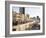 View Along the Malecon, People Sitting on the Seawall Enjoying the Evening Sunshine, Havana, Cuba-Lee Frost-Framed Photographic Print