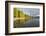 View along the shore of tranquil Lake Wanaka, autumn, Roys Bay, Wanaka, Queenstown-Lakes district, -Ruth Tomlinson-Framed Photographic Print