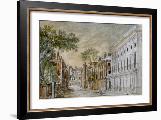 View Along Vigo Lane, City of Westminster, London, 1793-John Bromley-Framed Giclee Print