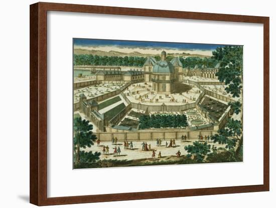 View and Perspective of the Salon De La Menagerie at Versailles-null-Framed Giclee Print