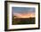 View at Breitenbrunn, Wine Fields, at Sundown, Austria-Volker Preusser-Framed Photographic Print