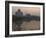 View at Dusk Across the Yamuna River of the Taj Mahal, Agra, Uttar Pradesh State, India-Eitan Simanor-Framed Photographic Print