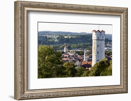 View at Flour Pouch and the Old Town of Ravensburg, Baden-Wurttemberg, Germany-Ernst Wrba-Framed Photographic Print