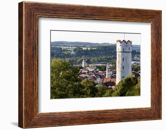 View at Flour Pouch and the Old Town of Ravensburg, Baden-Wurttemberg, Germany-Ernst Wrba-Framed Photographic Print