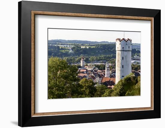View at Flour Pouch and the Old Town of Ravensburg, Baden-Wurttemberg, Germany-Ernst Wrba-Framed Photographic Print