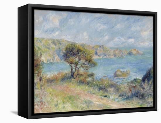 View at Guernsey, 1883 (Oil on Canvas)-Pierre Auguste Renoir-Framed Premier Image Canvas