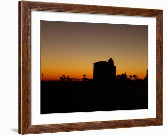 View at Pensacola Beach, Florida. November 2014.-NicholasGeraldinePhotos-Framed Photographic Print