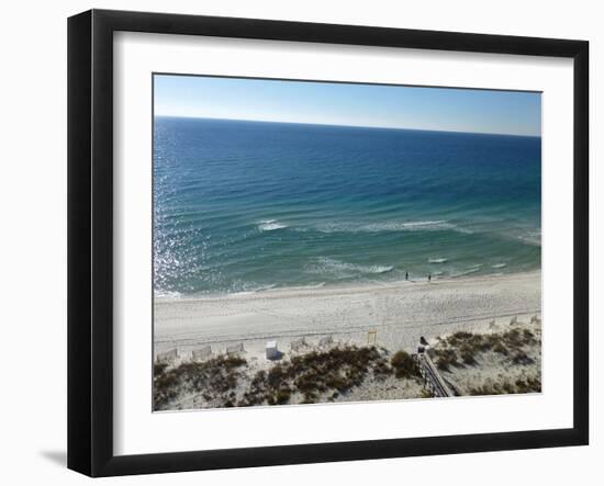 View at Pensacola Beach, Florida. November 2014.-NicholasGeraldinePhotos-Framed Photographic Print