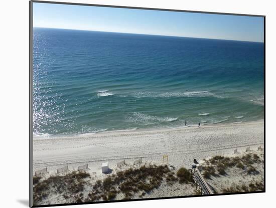 View at Pensacola Beach, Florida. November 2014.-NicholasGeraldinePhotos-Mounted Photographic Print