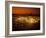 View at Sunset across DJemaa el Fna, Marrakech, Morocco, North Africa, Africa-Ian Egner-Framed Photographic Print