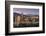 View at sunset of Alhambra palace with the snowy Sierra Nevada in the background, Granada, Andalusi-Stefano Politi Markovina-Framed Photographic Print